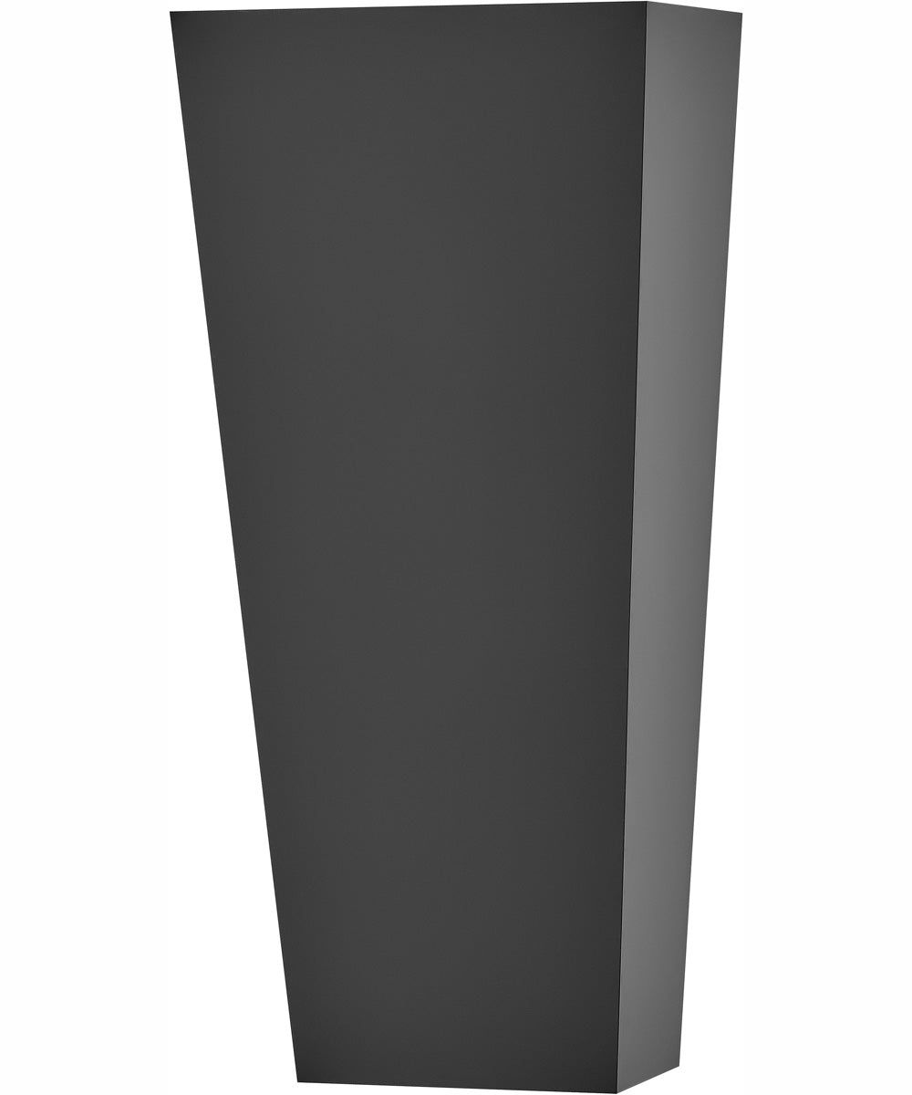 Cruz Coastal Elements  2-Light Large Wall Mount Lantern in Black