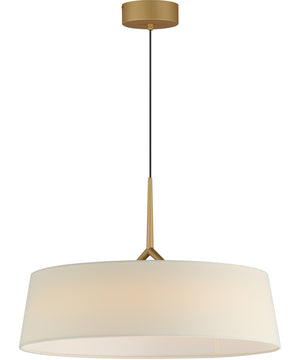 Paramount 21 inch LED Pendant Natural Aged Brass