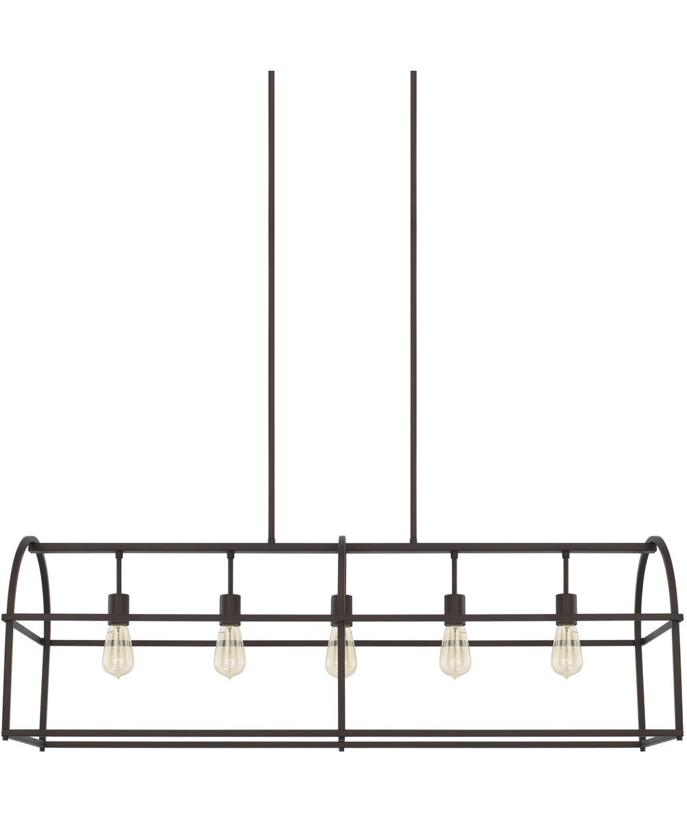 5-Light Island In Bronze