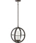 1-Light Large Outdoor Hanging Lantern in Oil Rubbed Bronze