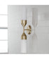 Devon 2-Light Sconce Matte Brass