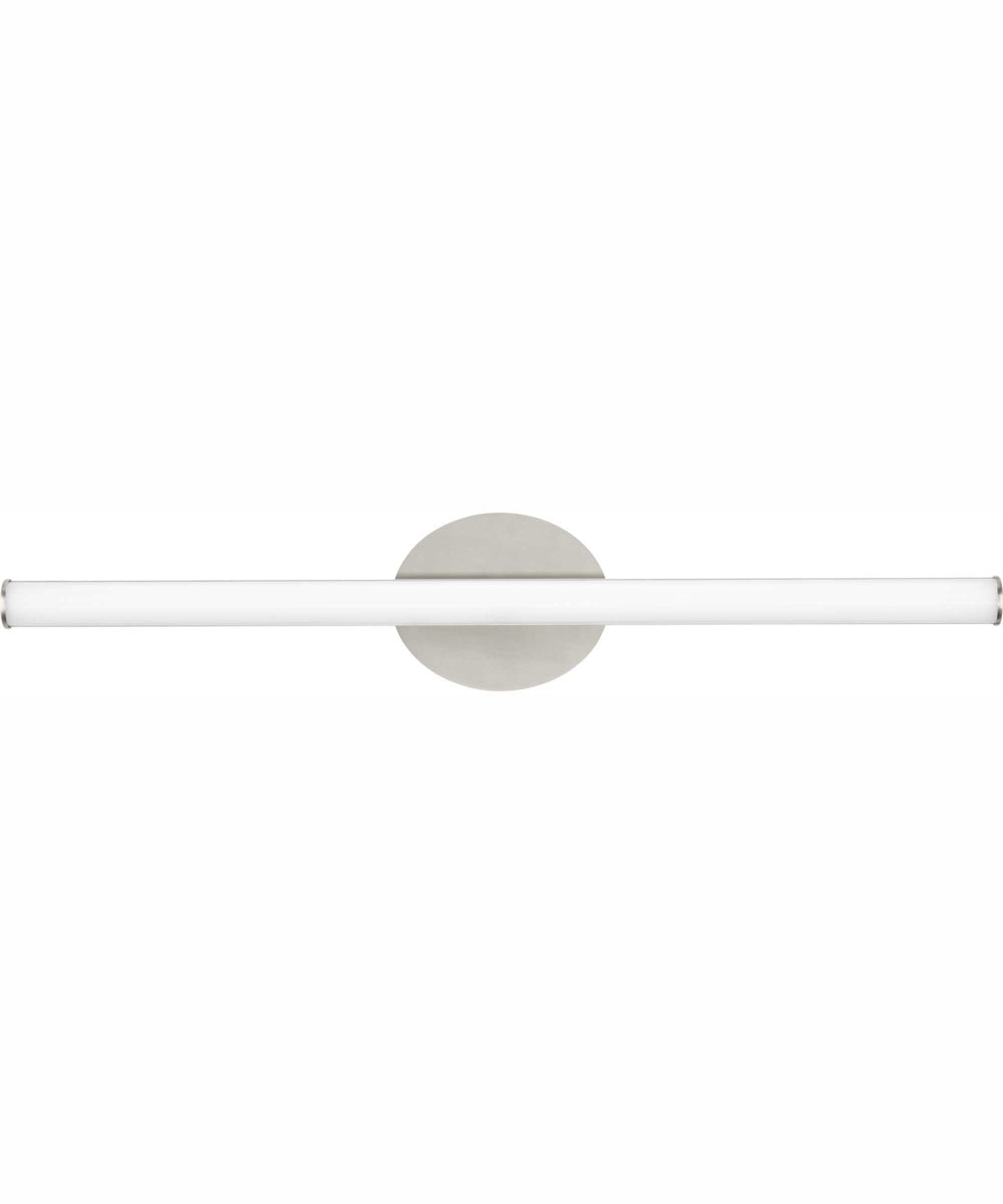 Phase 3 32 in. Large Modern 3CCT Integrated LED Linear Vanity Light Brushed Nickel