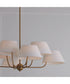 Welsley 8-Light Chandelier Aged Brass