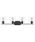 Pruitt Extra Large 4-light Bath Light Matte Black