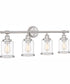 Dixie Extra Large 4-light Bath Light Brushed Nickel