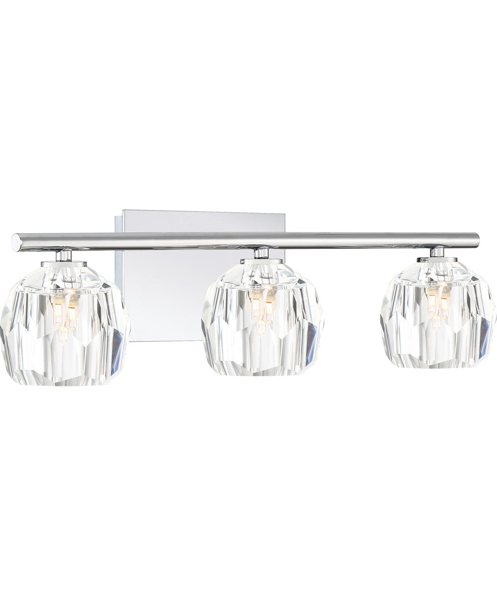 Regalia Large 3-light Bath Light Polished Chrome