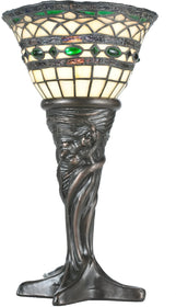 15"H Tiffany Roman Mini Lamp