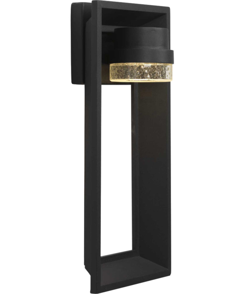 Z-1010 1-Light LED Wall Lantern Textured Black