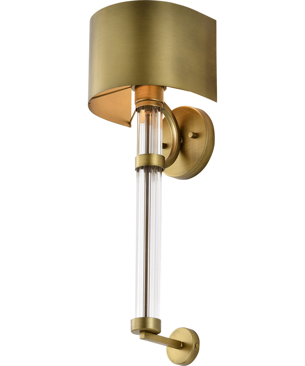 Teagon 1-Light Vanity & Wall Natural Brass
