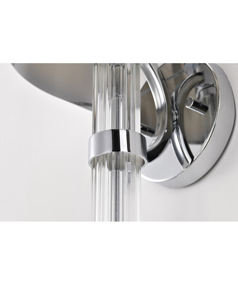 Teagon 1-Light Vanity & Wall Polished Nickel