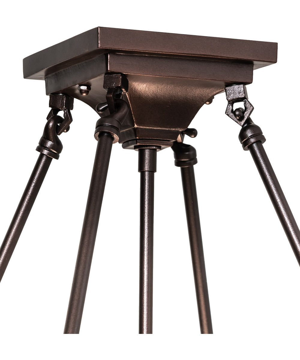 17" Square Abilene Semi-Flushmount