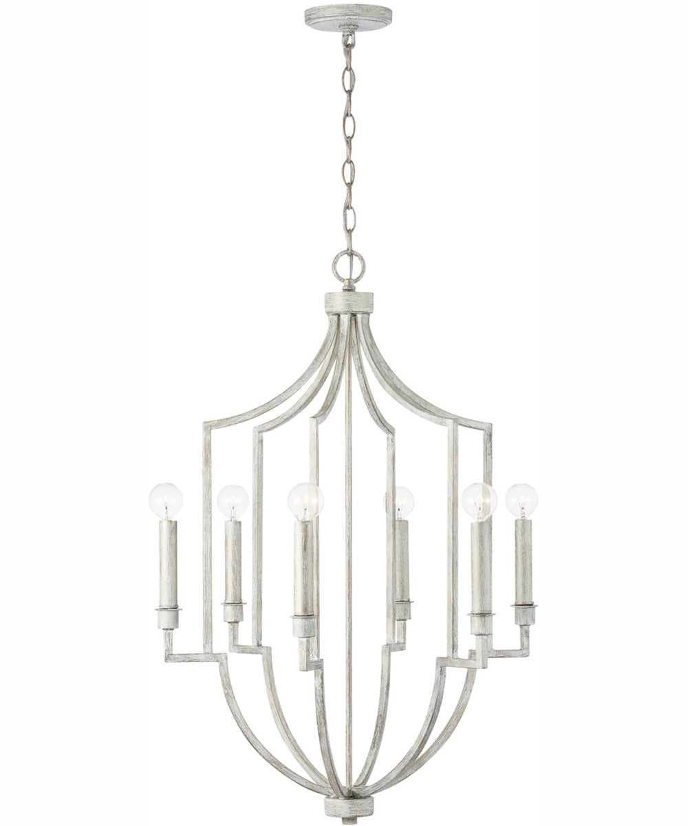 Demi 6-Light Foyer Winter White