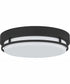 Hale Medium Flush Mount Earth Black