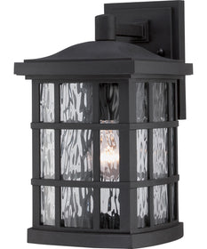 Stonington Medium 1-light Outdoor Wall Light  Coastal Armour Mystic Black