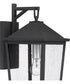 Stoneleigh Large 1-light Outdoor Wall Light  Coastal Armour Aluminum Mottled Black