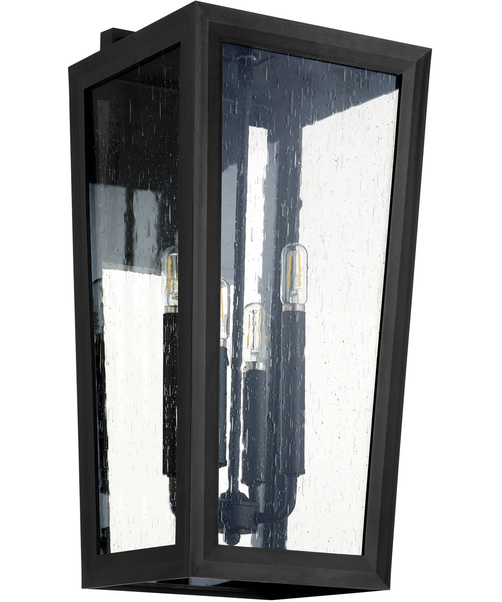 Bravo 4-light Wall Mount Light Fixture Noir