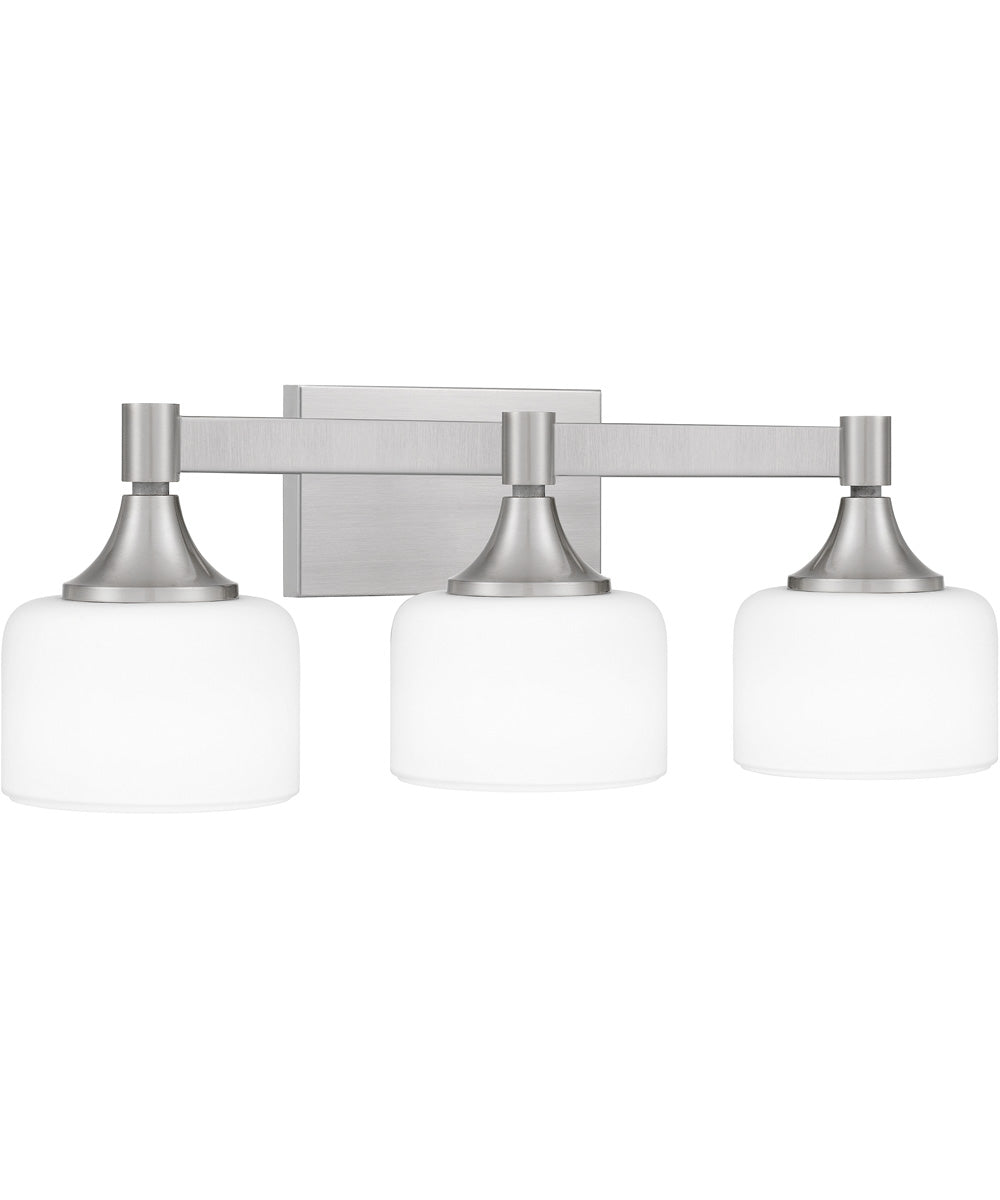 Ladson Large 3-light Bath Light Brushed Nickel