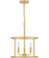 Abner 3-light Pendant Aged Brass