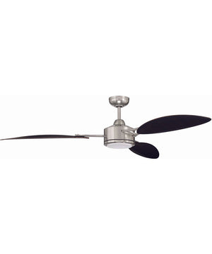 Journey 1-Light Specialty Indoor/Outdoor Ceiling Fan (Blades Included) Brushed Polished Nickel