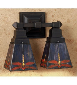 12"W 2-Light Mission Sconce