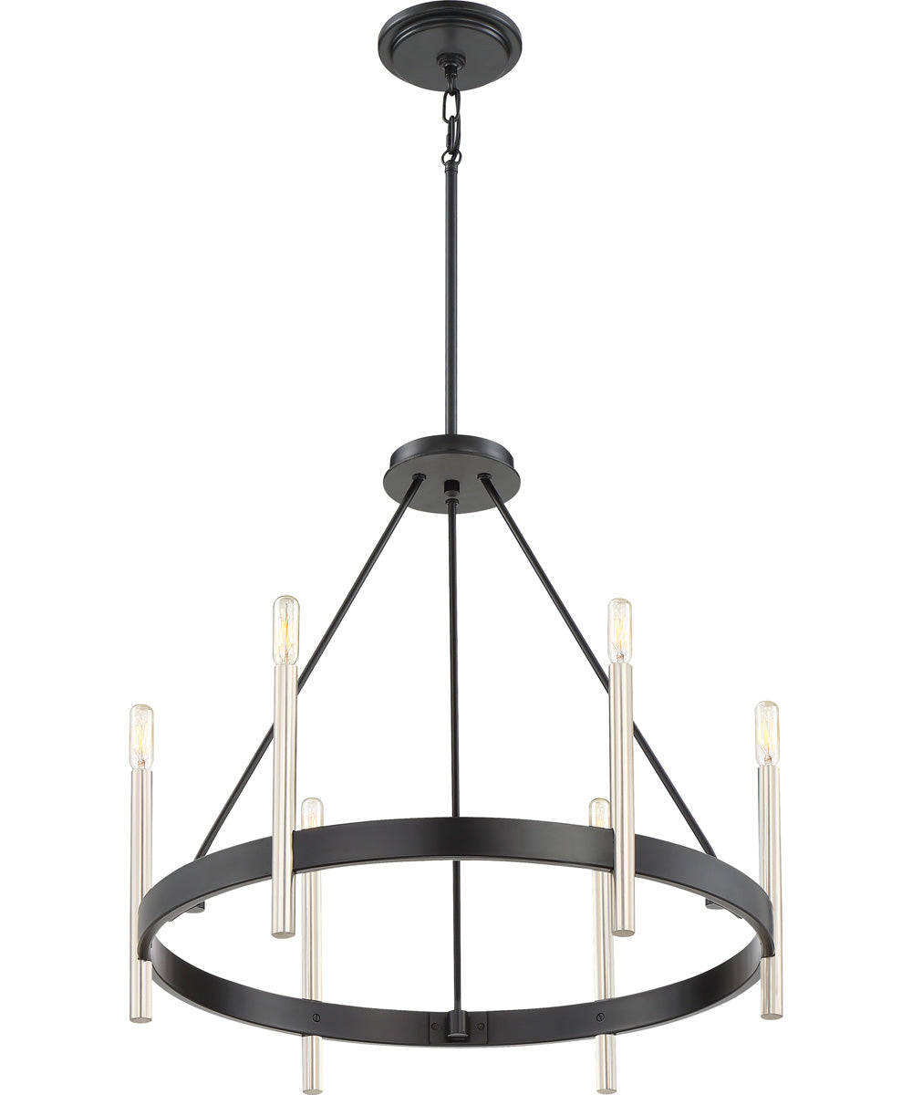 Anthem 6-light Chandelier Mystic Black