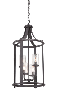 15"W Palencia 4-Light Hall & Foyer Artisan Pardo Wash