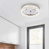 Cresswell 12"W 1-Light Fizzy Polished Nickel LED Modern Flush Mount Light Fixture with Clear Bubble Seeded Acrylic Shade