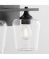 Veno 2-light Bath Vanity Light Matte Black
