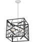 Pollock 4-light Pendant Matte Black