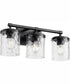Starky 3-light Bath Vanity Light Matte Black
