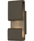 Contour LED-Light Small Outdoor Wall Mount Lantern in Oil Rubbed Bronze