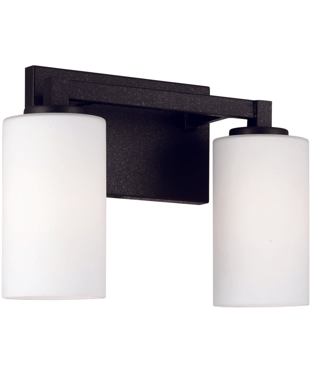 Ravenwood 2-Light Vanity Black Iron