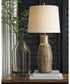30"H Calixto Terracotta Table Lamp (1/CN) Taupe
