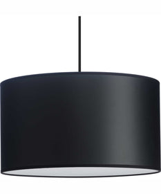 Markor 1-Light Black Parchment Shade Transitional Pendant Brushed Nickel;Matte Black;Vintage Brass
