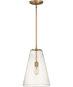 Vance 1-Light Medium Pendant in Heritage Brass