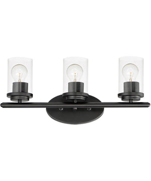Corona 3-Light Bath Vanity Black