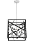Pollock 4-light Pendant Matte Black