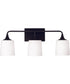 Presley 3-Light Vanity Matte Black