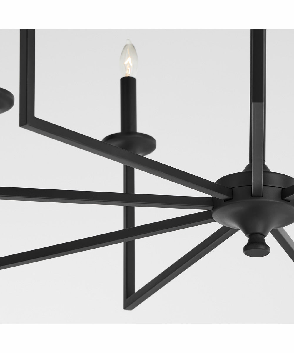 Eldorado 9-light Chandelier Matte Black