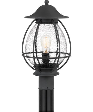 Boston Large 1-light Outdoor Post Light Mottled Black