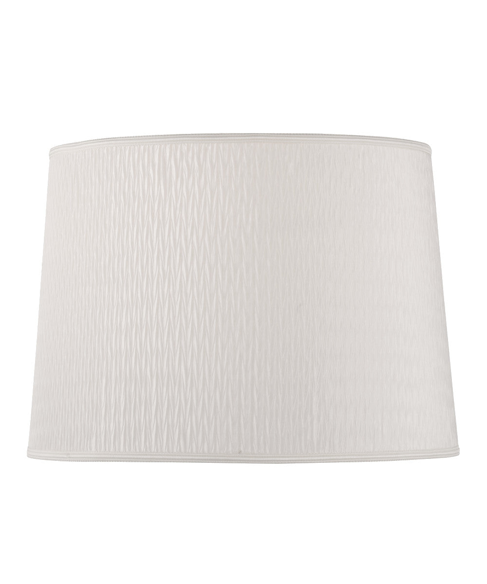 18"W x 13"H Pleated Fabric SLIP UNO Drum Shade