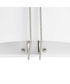Modern Glass Sconce 2-Light Wall Sconce Brushed Nickel