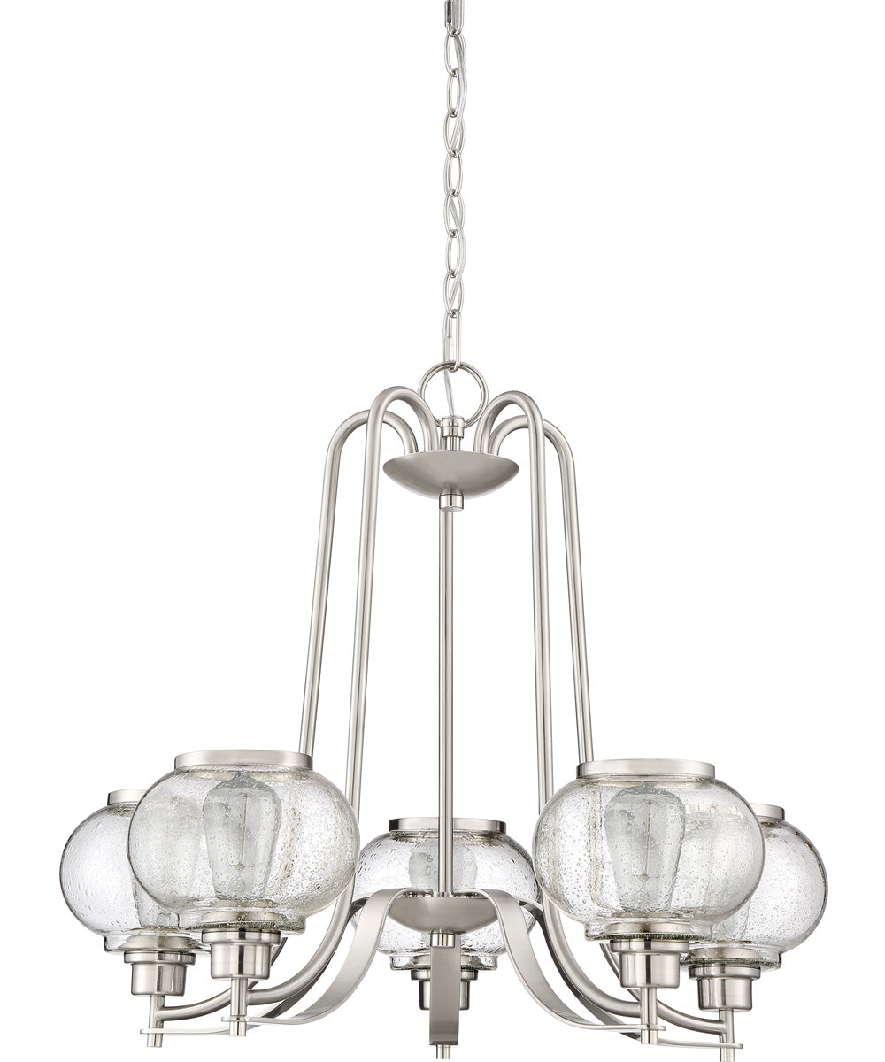 Trilogy 5-light Chandelier Brushed Nickel