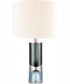 Otho 24'' High 1-Light Table Lamp - Navy
