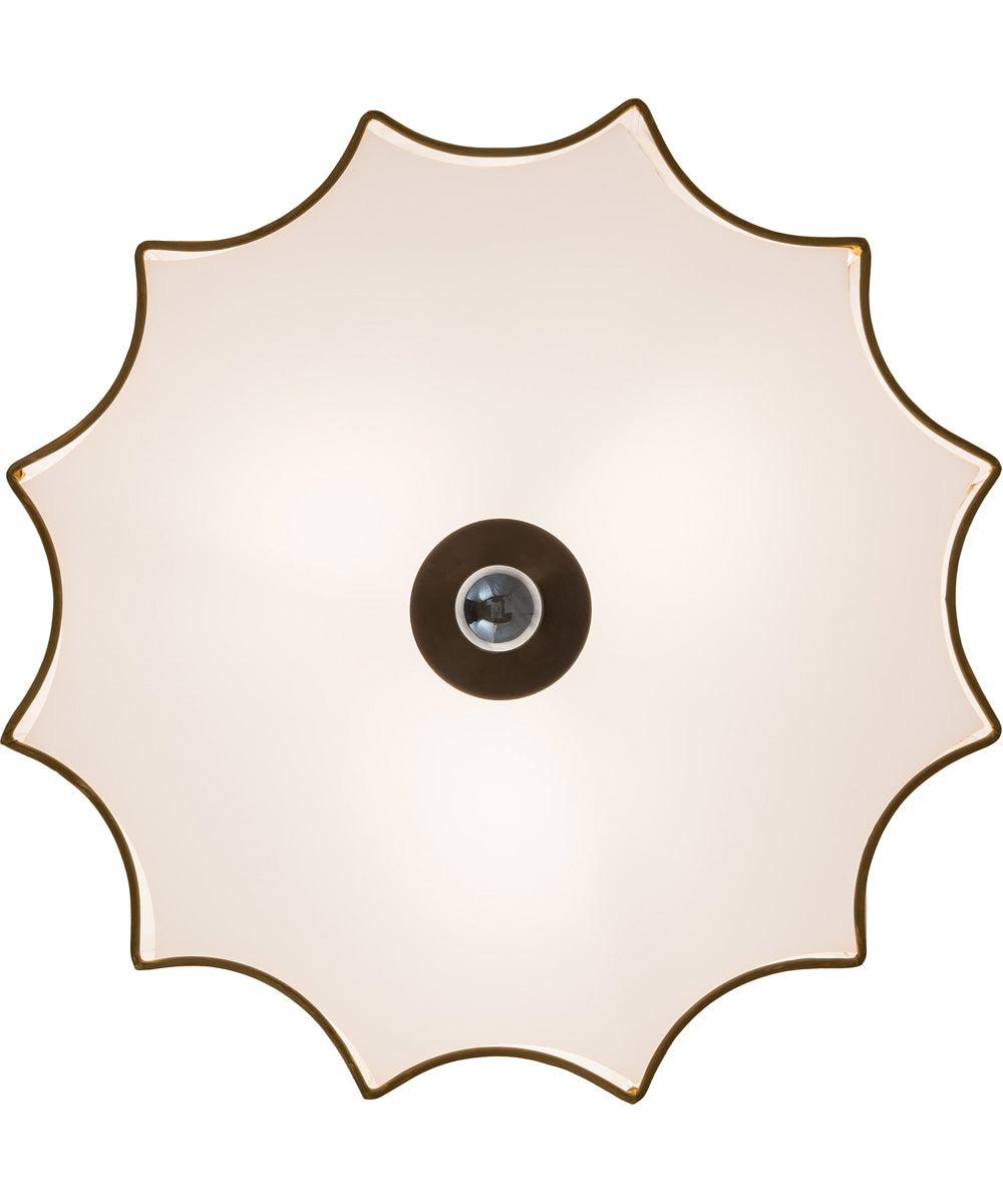 22"W Arevik Semi-Flushmount