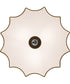 22"W Arevik Semi-Flushmount