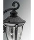 Meridian 1-Light Small Wall Lantern Textured Black