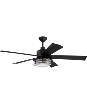 Garrick 3-Light LED Ceiling Fan (Blades Included) Flat Black