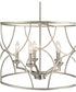 Landree 5-Light Luxe Chandelier Light Silver Ridge