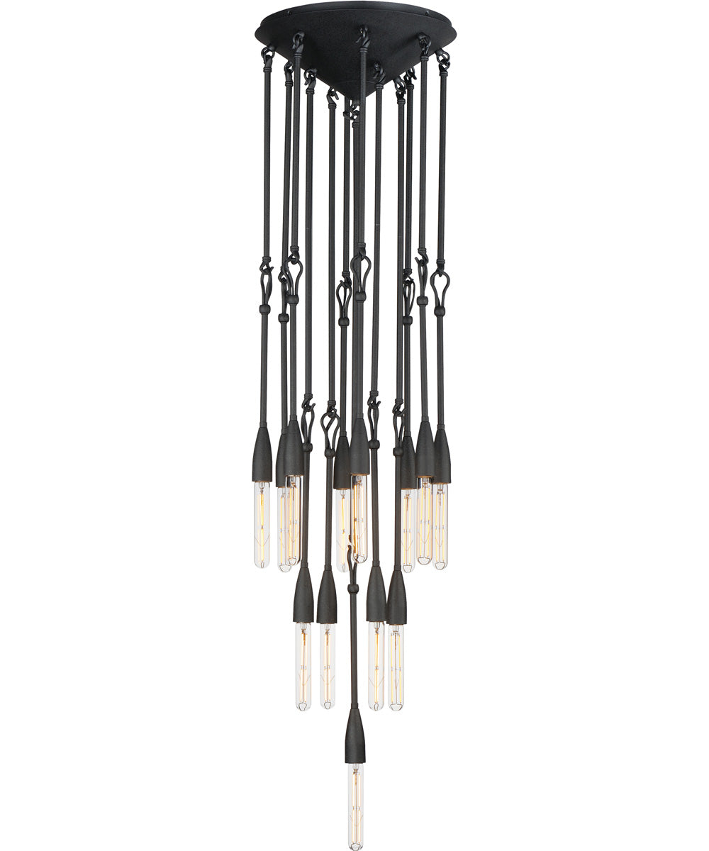Pioneer 13-Light Pendant Anthracite